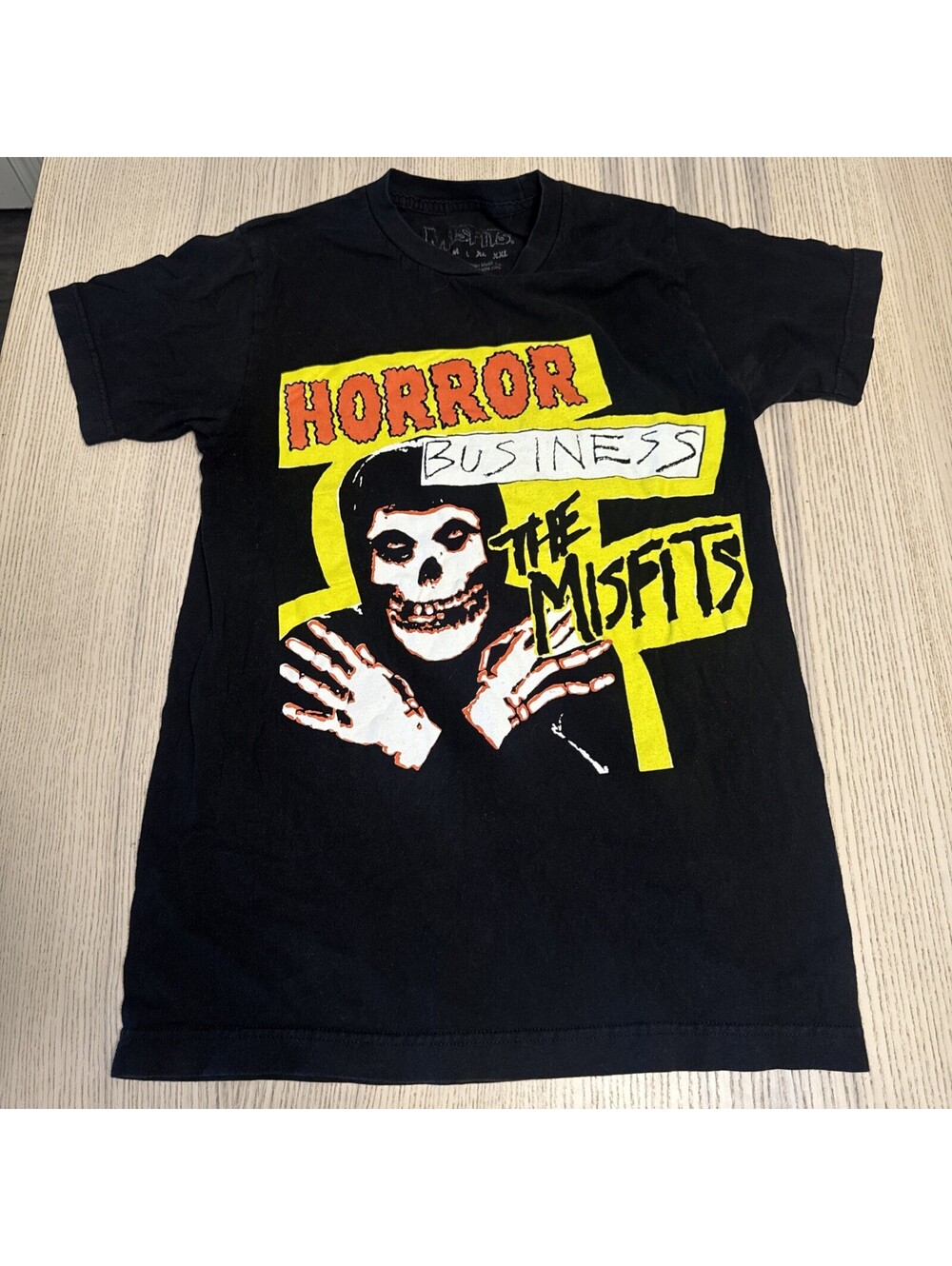 Misfits Horror Business Graphic Band Tee Size S Small Black Cyclopian Music